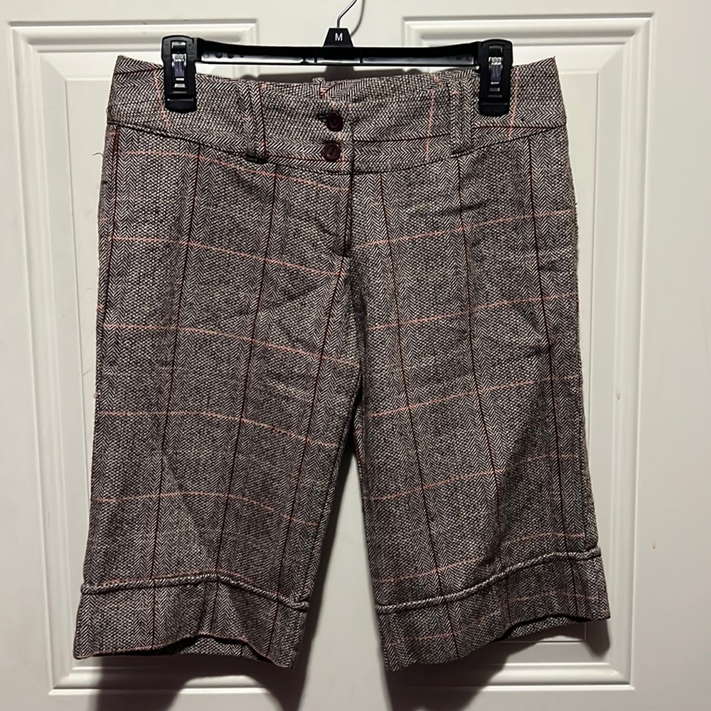 Charlotte Russe Plaid Like Capris Size 5